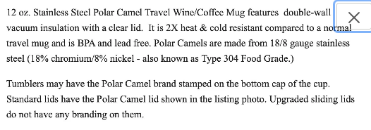 Tumbler Cup Stainless Steel Wine Double Wall Custom Printed