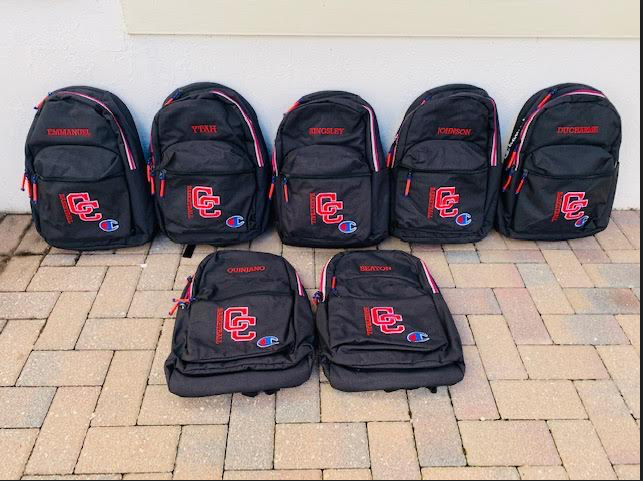 Backpack Embroidered Custom Team Sports Personalized