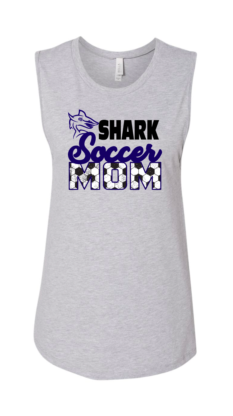 Shark Mom Muscle Tank
