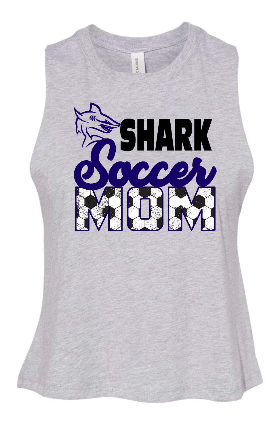 Shark Mom Crop Tank