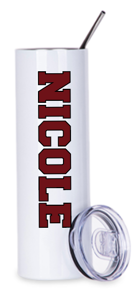 Cobras Tumbler Custom 20 OZ Stainless Steel Hot/Cold Personalized