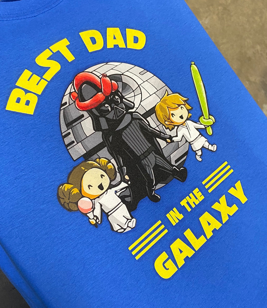 Best dad in the deals galaxy t shirt