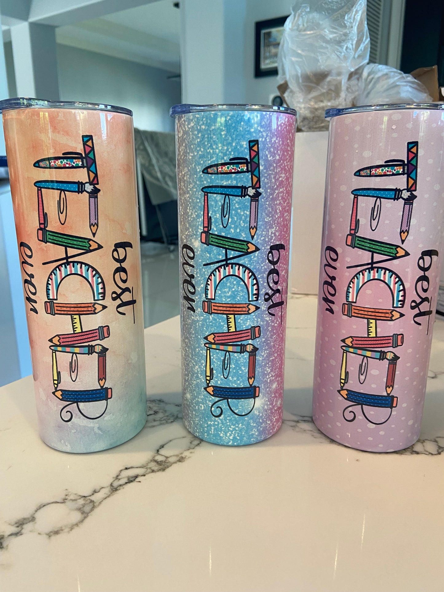 Custom Teacher or Admin Gift Tumbler Cup Stainless Steel Wine Double Wall Custom Printed