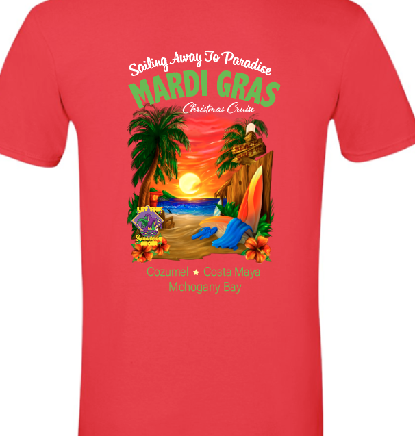 MARDI GRAS CRUISE SHIRTS
