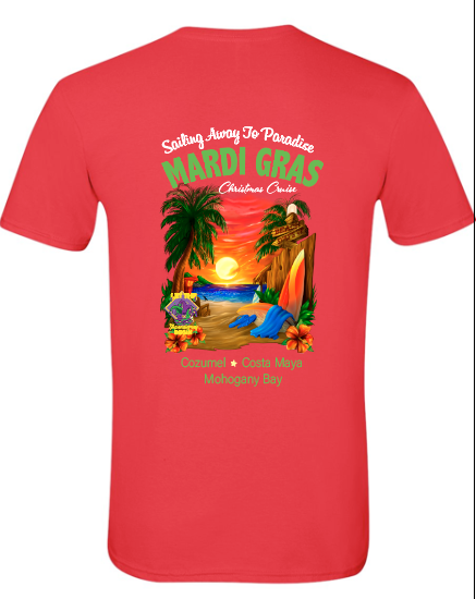 MARDI GRAS CRUISE SHIRTS