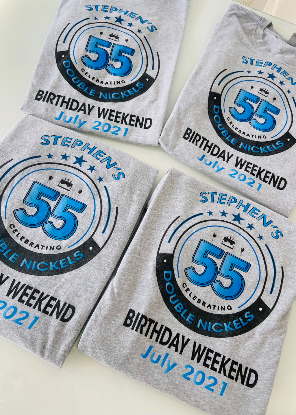 T-shirt Birthday Double Nickels 55th Group Tees