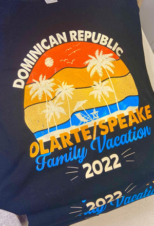 Family Vacation Group Shirts Customized