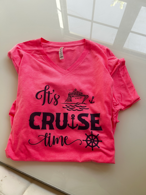 It's Cruise Time Neon Tees
