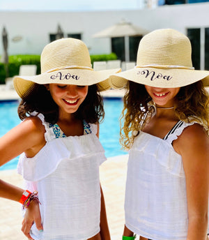 Hat Personalized Floppy Sun Hat Kids Women