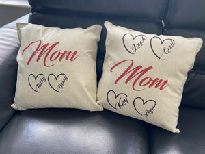 Pillows Personalized Custom Gift Mom 16x16 Design Pillow