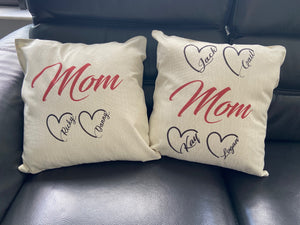 Pillows Personalized Custom Gift Mom 16x16 Design Pillow