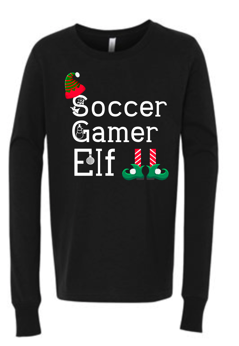 Holiday Elf Christmas Family Shirts Infant Toddler Youth Adult Customize Your Own