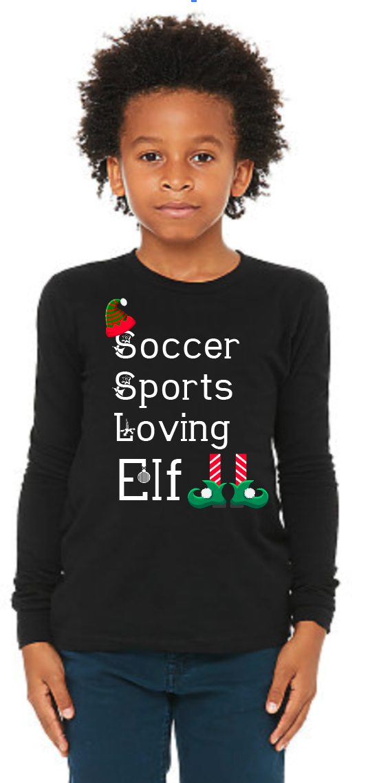 Holiday Elf Christmas Family Shirts Infant Toddler Youth Adult Customize Your Own