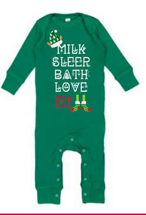 Holiday Elf Christmas Family Shirts Infant Toddler Youth Adult Customize Your Own