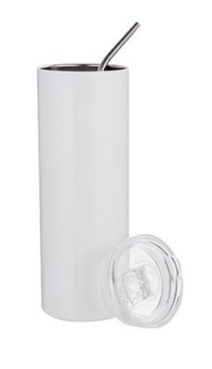 Tumbler Custom 20 OZ Stainless Steel Hot/Cold Metal Straw