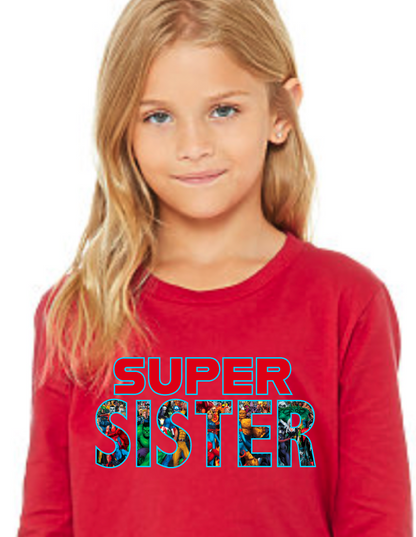 Super Family Shirts Mom Dad Brother Aunt Uncle Baby Sister
