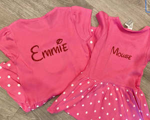 Disney Big And Little Sister Minnie Mouse Dresses