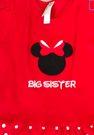 Disney Big And Little Sister Minnie Mouse Dresses