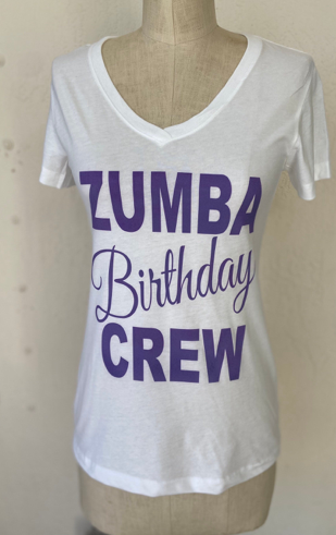 Zumba Birthday Tanks Crew Queen Birthday