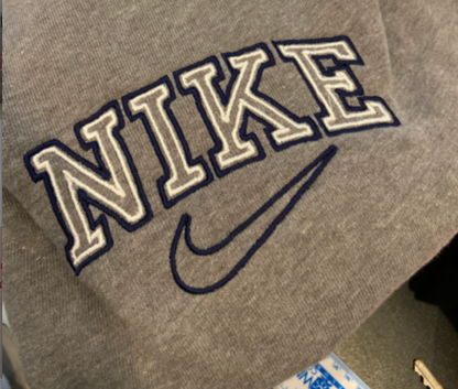 Vintage Crewneck or Hoodie embroidered