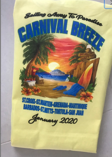 Cruise Carnival Breeze Custom T-shirt or Tank
