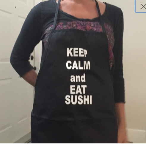 Apron Custom Print Logo Sushi