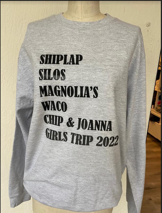 Sweatshirt Crewneck Group Trip Custom/Personalized