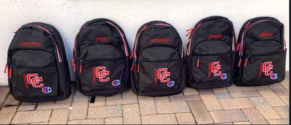 Backpack Embroidered Custom Team/Sports Personalized