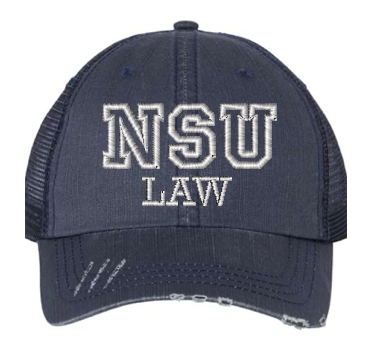 Custom Embroidered NSU LAW trucker