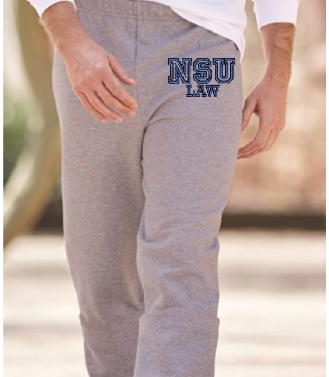 NSU LAW embroidered sweatpants