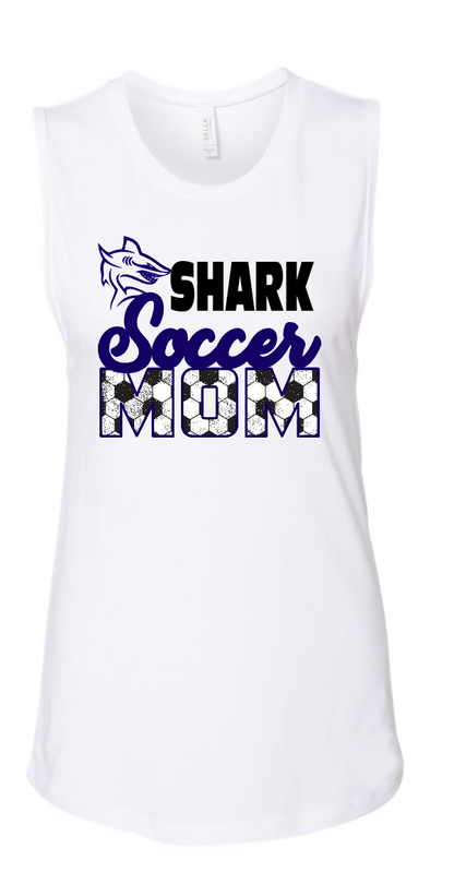 Shark Mom Muscle Tank
