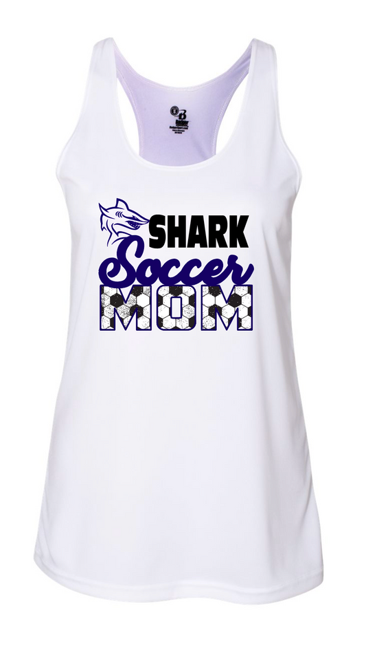 Shark Mom Dry Fit Racer Tank