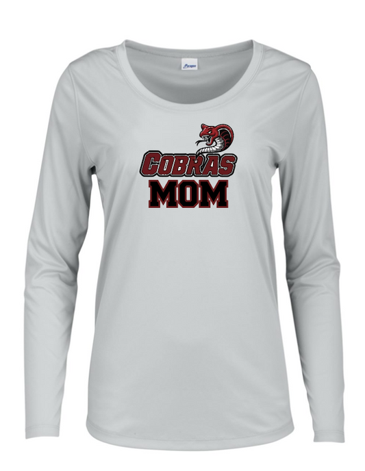 Cobras Womens Long Sleeve Dry Fit UPF50