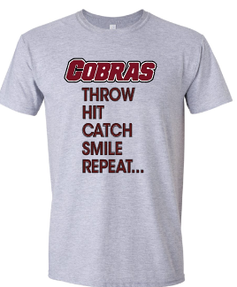 Cobras Unisex Short Sleeve Dry Fit SPF50