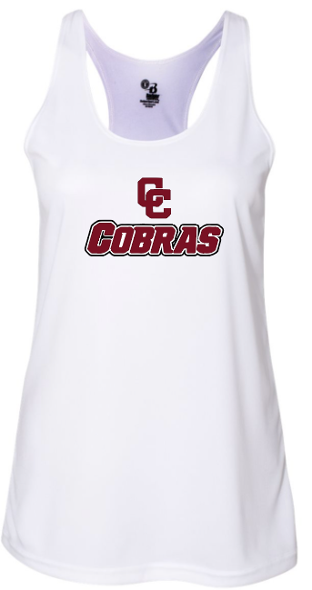 Cobras Mom Dry Fit Racer Tank