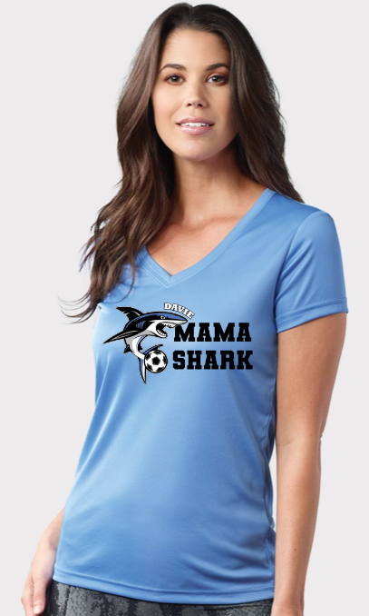 Shark Mom Women's Short Sleeve Dry Fit SPF50