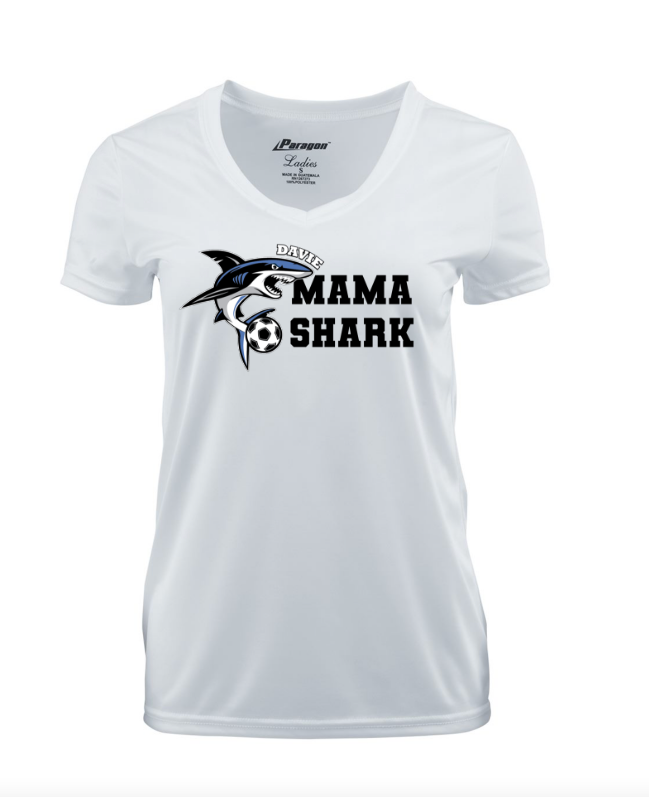 Shark Mom Women's Short Sleeve Dry Fit SPF50