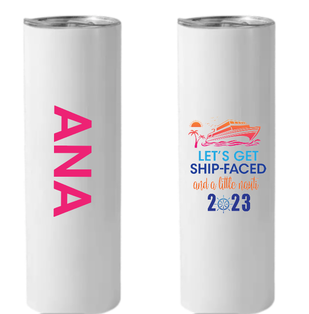 CRUISE Tumbler Custom 20 OZ Stainless Steel Hot/Cold Personalized