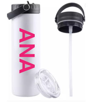 CRUISE Tumbler three lids and straw Custom 22 OZ Stainless Steel Hot/Cold Personalized