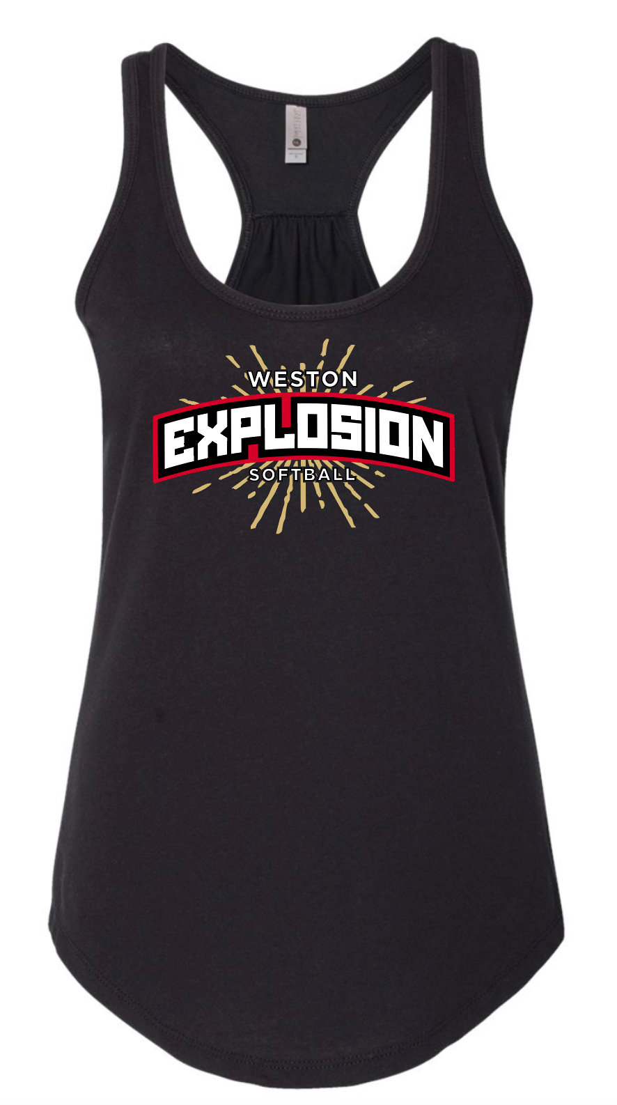 Weston Explosion Racer Back Tank Womens Cotton
