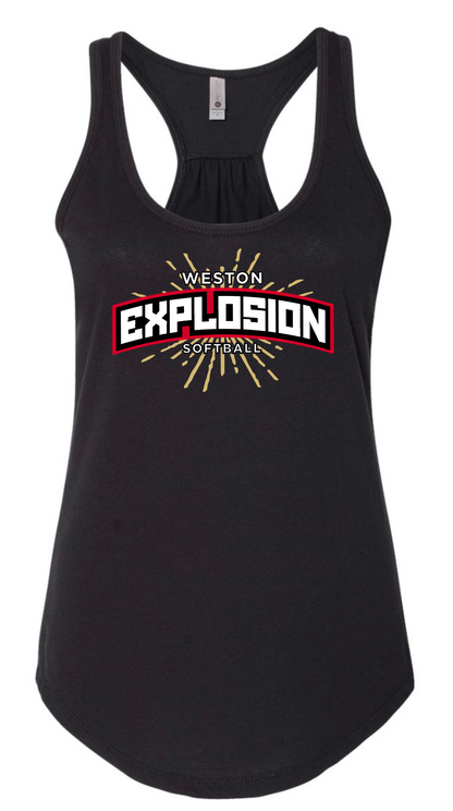 Weston Explosion Racer Back Tank Womens Cotton