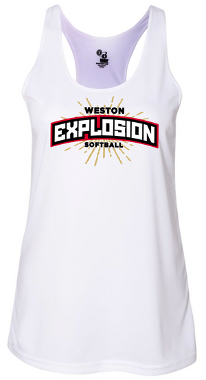 Weston Explosion  Dry Fit Racer Tank