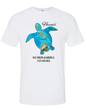 Cruise Hawaii Tanks and Tees Sea turtle design