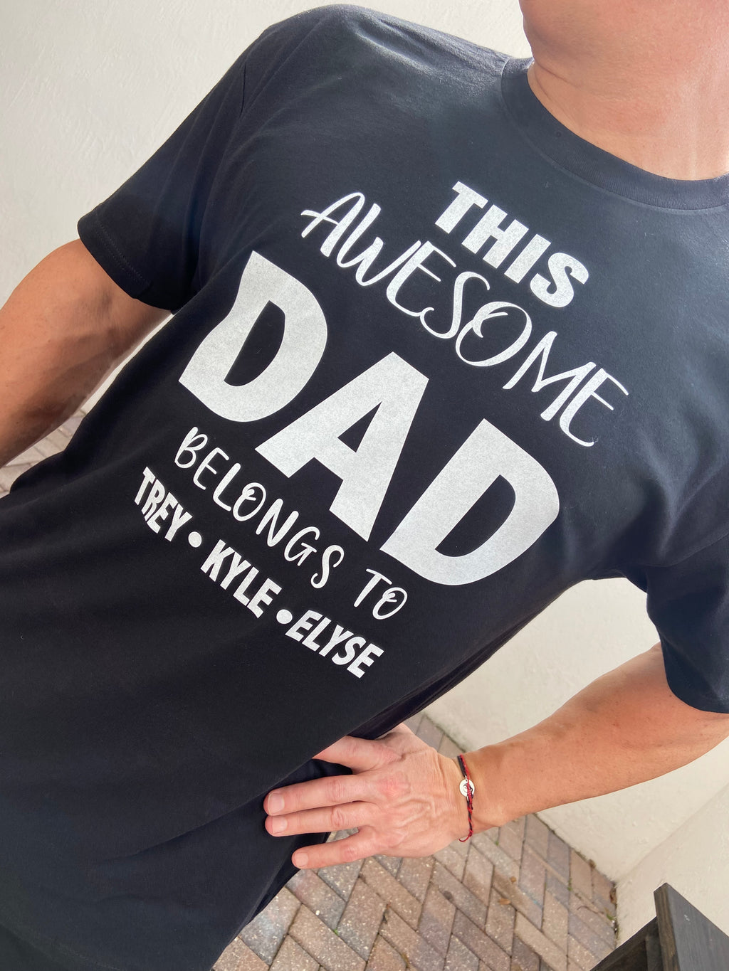 fathers day shirt list of kids names 