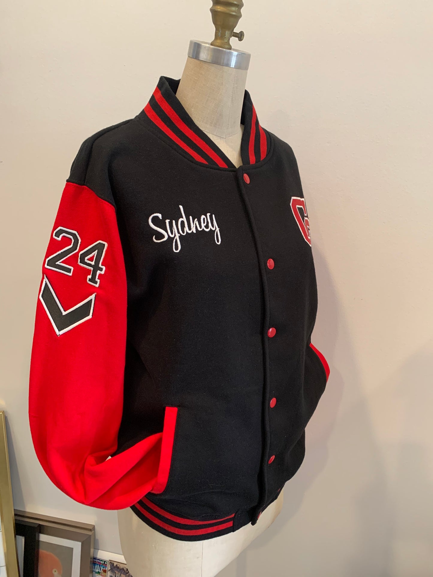 Jacket Letterman Embroidered School Custom/Personalized