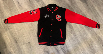 Jacket Letterman Embroidered School Custom/Personalized