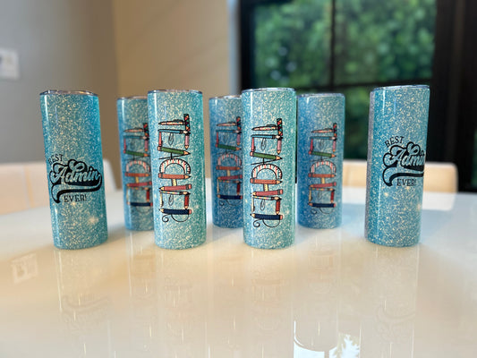 Custom Teacher or Admin Gift Tumbler Cup Stainless Steel Wine Double Wall Custom Printed