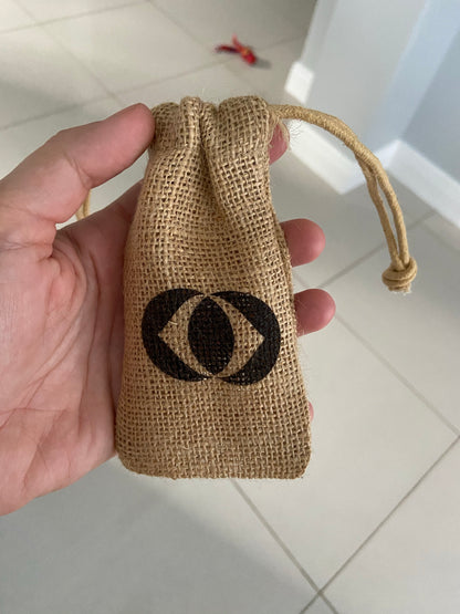Bag Mini Burlap Drawstring Pouch Gift Jewelry bag