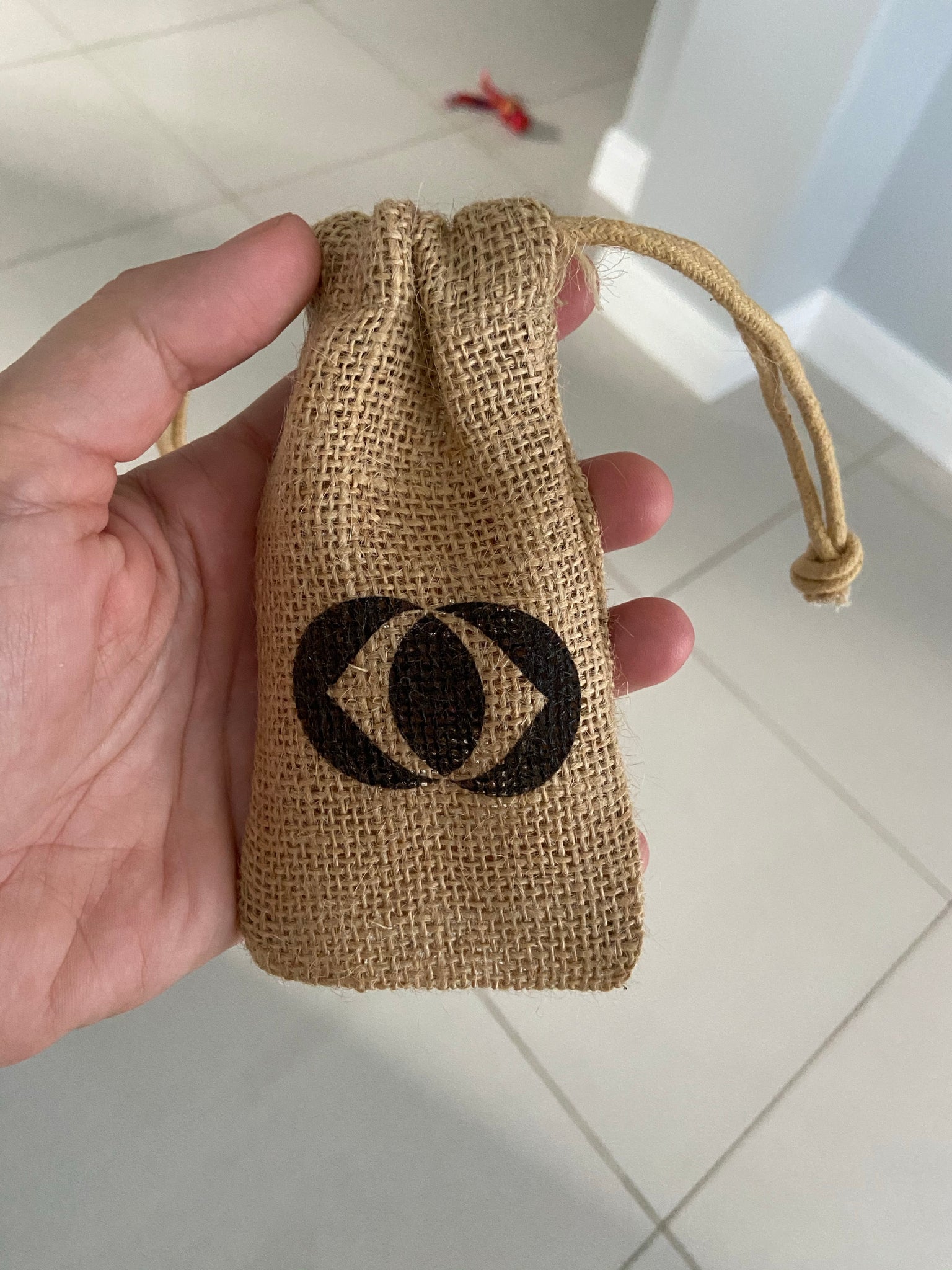 Bag Mini Burlap Drawstring Pouch Gift Jewelry bag