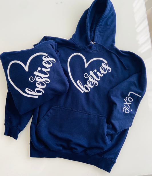 Hoodie Besties Personalized